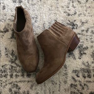 Brown booties